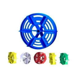 Corchera para piscinas modelo Sydney 25 mts blanco-rojo