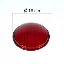 Lentes para focos extraplanos de piscinas roja