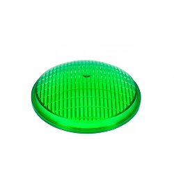 Lentes para focos extraplanos de piscinas verde