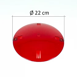 Lentes para focos empotrados de piscinas roja