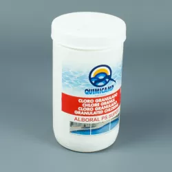 Cloro lento granulado Alboral en 1 kg.