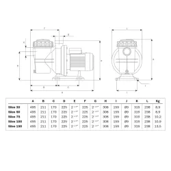Bomba piscina Espa Silen 100