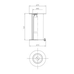 Anclaje plano tipo Zurich-Wiesbaden d.43