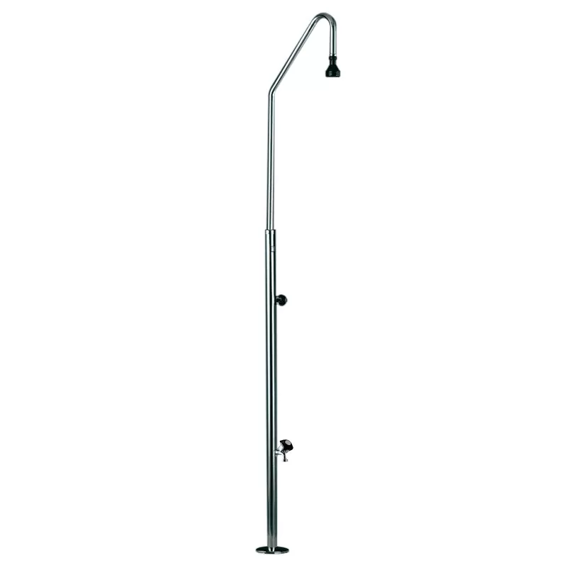 Ducha piscina Astral con 1 rociador y 1 grifo lavapies