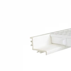 Perfil soporte para rejilla rebosadero piscina