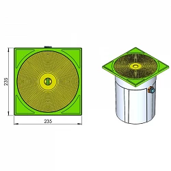Regulador de nivel para piscina hormig