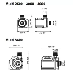 Bomba de fuente Sicce Multi 2500