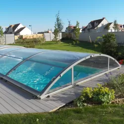 Cubierta baja para piscina modelo 3 de 6 x 12