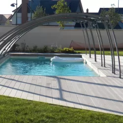 Cubierta baja para piscina modelo 1 de 3 x 6