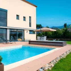 Cubierta extraplana para piscina modelo 4 de 12 x 6