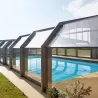 Cubierta para piscina alta independiente de 8 x 4