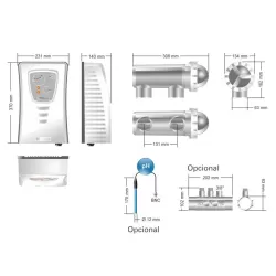 Clorador salino Idegis Tecno DT-30