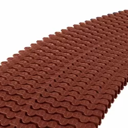 Rejilla para rebosadero piscina color Marrón Oscuro 22/245 mm.