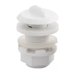 Toma de aire regulable 3/4" ABS blanco minispas
