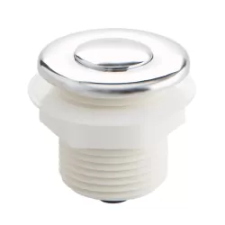 Pulsador neumático cromado minispas