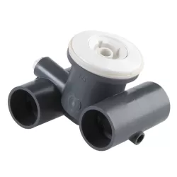 Jet 1 1/4" con dispositivo de retorno ABS blanco minispas