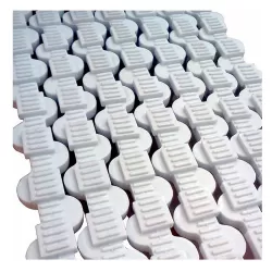 Rejilla rebosadero piscina para curvas 35/245 mm. CLASE 3