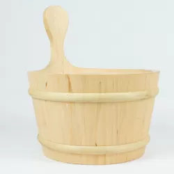 Cubo de madera saunas