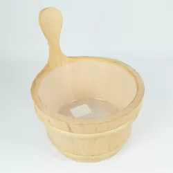 Cubo de madera saunas