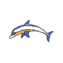 Dibujo gresite Delfin