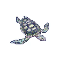 Dibujo gresite Tortuga verde