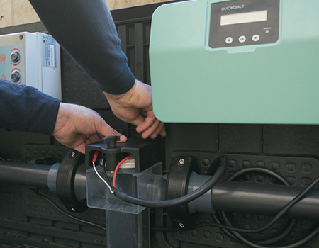 Installation d'un électrolyseur autonome BSV QuickSalt