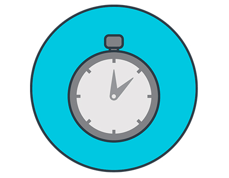 Ciclo de limpieza de 2 horas, tiempo más que suficiente para llevar a cabo una limpieza eficiente de cualquier tipo de piscina. Tanto el fondo como las paredes.