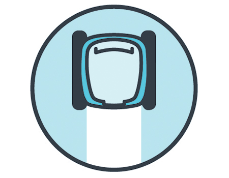 El Dolphin Carrera 30 trae un cepillo activo en la parte delantera y otro en la trasera. Además, el cepillo trasero incorpora dos anillos de PVA que garantizan una mayor adherencia así como una limpieza más exigente de la piscina.